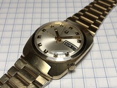 Vintage 1971 Bulova Accutron “AK” Day Date Tuning Fork 2182 Watch w/t Bracelet!