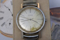 Vintage 1960s JUVENIA S.S. 21J Automatic Men’s Watch–4 Repair