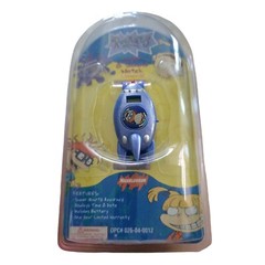 VTG Nickelodeon Rugrats Watch Light & Sound Rocketship cartoon Tomy 90s NOS