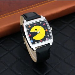 Namco PAC-MAN Vintage Retro Style Arcade Game Analog Watch Pacman Ghost Midway