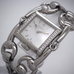 GUCCI Signoria 116.3 Women’s Quartz Watch Diamond Bezel