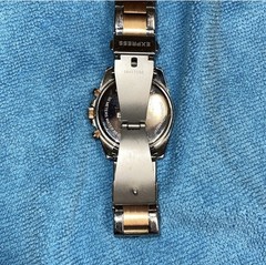 Express Women’s Two-Tone Stainless Steel Crystal Bezel Quartz Watch 50m