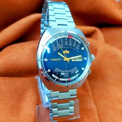 Orient Japanese Automatic Watch College Perpetual Multi Year Calendar Wristwatch