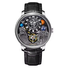 🔥PINDU Men’s Automatic Watch 45.5mm Steel Sapphire 30M PD6630 Silver Black