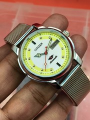 Automatic 8200 21Jewels Restored Dial White DayDate Mens Japan Watch Vintage 70