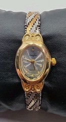 Vanity Fair VFW613 Two Tone Gold & Silver Analog Women’s Watch New Battery