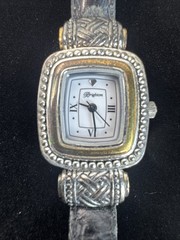 Brighton Alberta wristwatch featuring a silver and gold-tone case Reversible