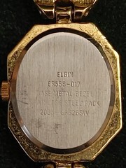 Vintage Womens ELGIN Antique Gold Crystal Rhinestone Watch ER556-017