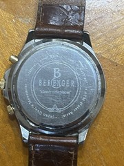 Berenger Moon Phase Watch Has 4 Sub Dials day date, month.