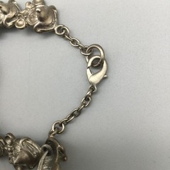 Vintage Louis Watch 22mm Womens Mouse Bracelet Stars Moons New Battery 7″