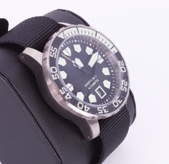 NEW HELM KHURABURI Titanium – black dial, automatic, bracelet and nylon strap