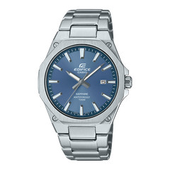 Casio Edifice EFR-S108D-2A Blue Analog Octagon Sapphire Glass Men’s Casual Watch
