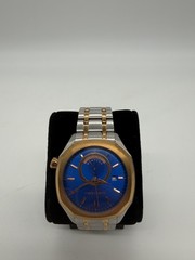 Vince Camuto Men’s Watch Blue Dial Stainless Steel Gold Accents