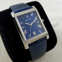 BULOVA SUTTON TANK 96B442 BLUE CLASSIC JAPAN SAPPHIRE MEN’S WATCH NEW