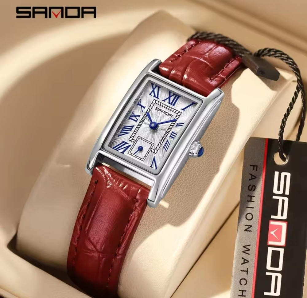 Sanda 1116 Women’s Quartz Watch Fashion Elegant Rectangle