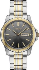 Seiko Men’s Essentials Quartz 100m Two Tone Stainless Steel Watch SUR356