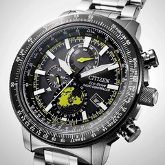 CITIZEN Promaster Sky BY3006-53E Radio-Controlled Black Dial World Time Watch