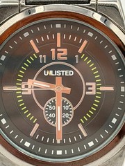 Unlisted Kenneth Cole UL1094 Quartz Watch Black Dial Japan Movt Needs Strap