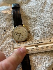 Vintage Universal Geneve 18k Gold Chronograph