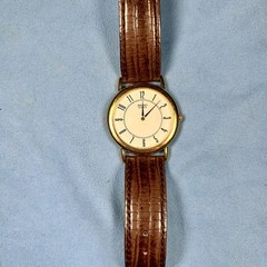 Vintage Seiko Men’s Dress Watch 90’s Unique Classic Gold With Date New Battery