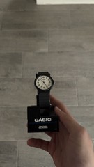 Casio MQ24-7B2 Black and White Analog Watch