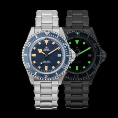 THORN Men Automatic Watch Mechanical Wristwatch Diver PT5000 Aluminium Bezel