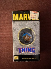 THE THING 1996 Marvel Comic “GLO DIAL” MENS CHARACTER WATCH in Box