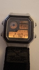 Clouds/sunset Screen Mod For Casio Royale AE-1200 Watch. X6. Watch Not included