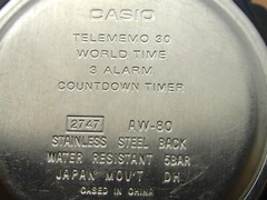 CASIO 2747 AW-80 AS PICTURED, RUNNING