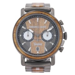 Original Grain Taylor Guitars Koa Gunmetal w / Urban Ash Dial Quartz Men’s Watch