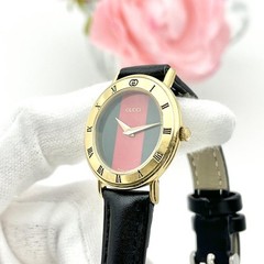 Gucci Sherry Line Quartz Womens Dress Watch 25mm Wrist 17cm Roman Bezel