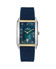JACQUES LEMANS Men Analog Quartz Casual Watch Classic Dress Blue Dial Waterproof