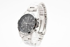 [Near MINT] SEIKO 7T92-0DW0 Black Dial Quart Chronograph Men’s Watch From JAPAN