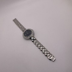 Beautiful Working Women’s Burgi – Wrist Watch Stainless / Blue / Crystal bezel