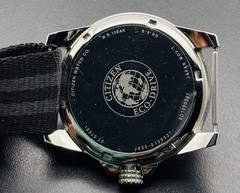 Citizen Eco-Drive Watch PRT Power Reserve Black Dial Original Nylon AW7030-06E