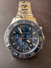 Maserati Chronograph R8873600009 Blue Dial – Full Set – Acquired Aug 2025