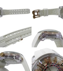 TY023003 White Quartz Tendence King Dome Clear Watch