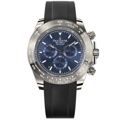 Oceaneva WaveRacer 1000M Dark Blue – Grade 5 Titanium Automatic Chronograph