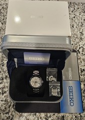 Seiko Presage GMT White Men’s Watch – SPB269 – Complete Set & Links