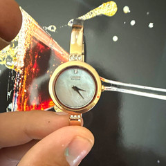 Citizen Eco-Drive Women’s Gold-Tone Bracelet Watch White Dial Round Quartz