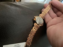 Anne Klein womens watch new batt unused rose gold tone fit to 7 in wrist nice!
