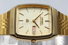 Vintage 1983 N MINT SEIKO King twin Quartz 9443-5020 Gold Kanji Dial Men’s Watch
