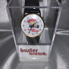 Vintage Buster Brown Character Mechanical Wind Up Watch in Original Case RARE