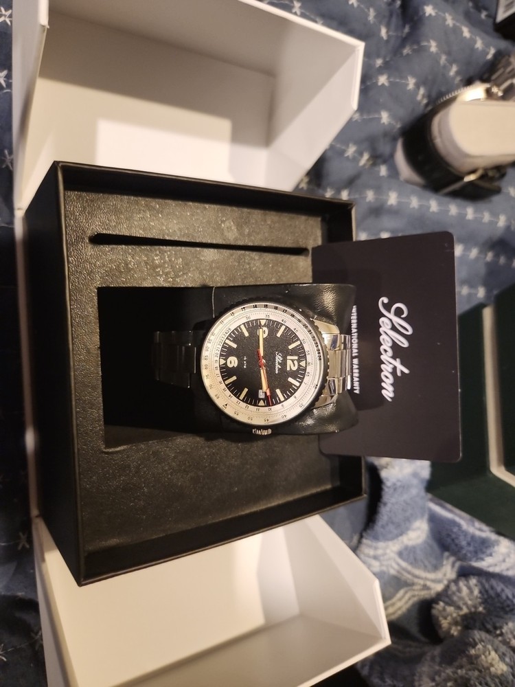Selectron Maverick SMAV-01 Black & White Dial – Never Worn! List Price $295.00!