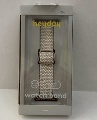 heyday Apple Watch Band 42mm 44mm 45mm 49mm Woven Beige Strap New