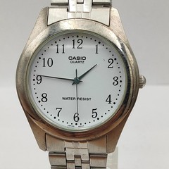 Casio MTP-1129 Quartz Analog Stainless Steel Watch Dead battery
