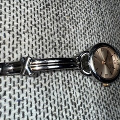 Anne Klein AK/1455 Silver Tone Quartz Pink Faced Women’s Watch ~7”, New Battery