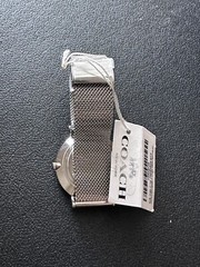 Coach Women’s Watch 14503124 Quartz Perry Silver Dial Mesh Stainless Steel 36mm