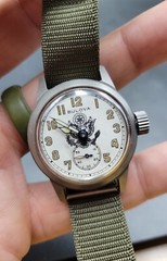 Vintage State Department Dial Bulova Mens Military Watch Grade WG Back