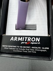 ARMITRON PRO SPORT Women’s Digital WRISTWATCH 45/7012 Purple Silver PRSV NIB